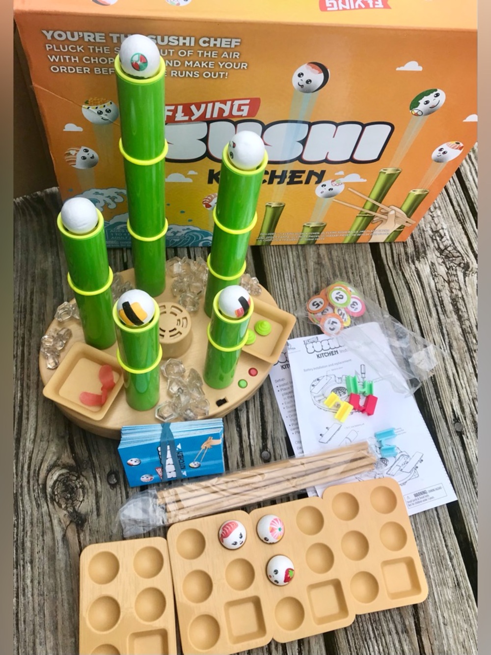 Flying Sushi Kitchen Fun Hover Rice Ball Family Game Night Fun Games - Picture 11 of 16